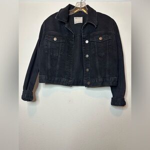 ASOS Denim, UK size 10, black denim jacket